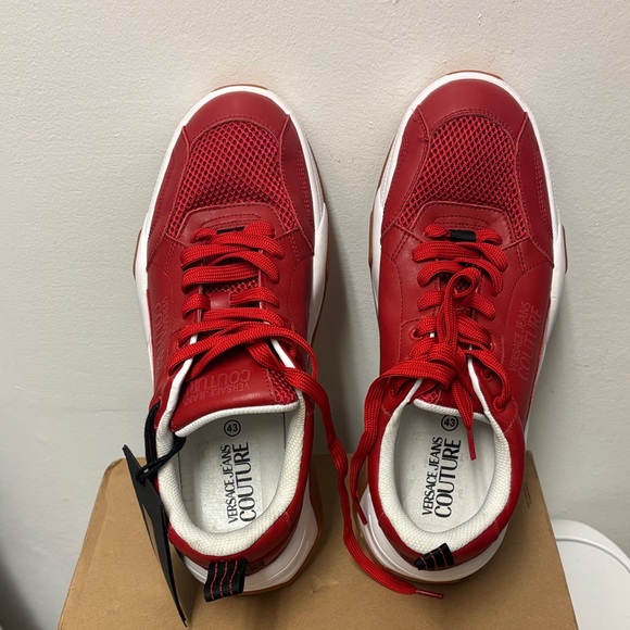 Versace Jeans Couture Fondo Fire 1 Red Men's Sneakers - Picture 7 of 9